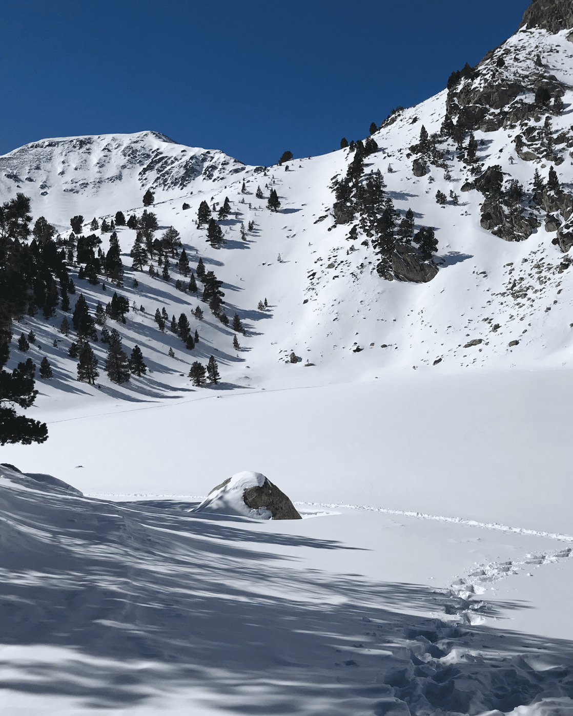 Estany Gran de la Pera - Hivern